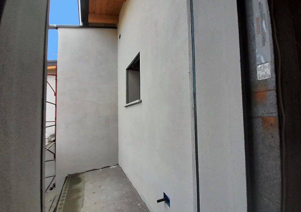 balcone villette a schiera in costruzione Parma nord