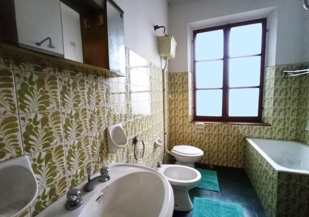 bagno appartamento con giardino Casale di Mezzani