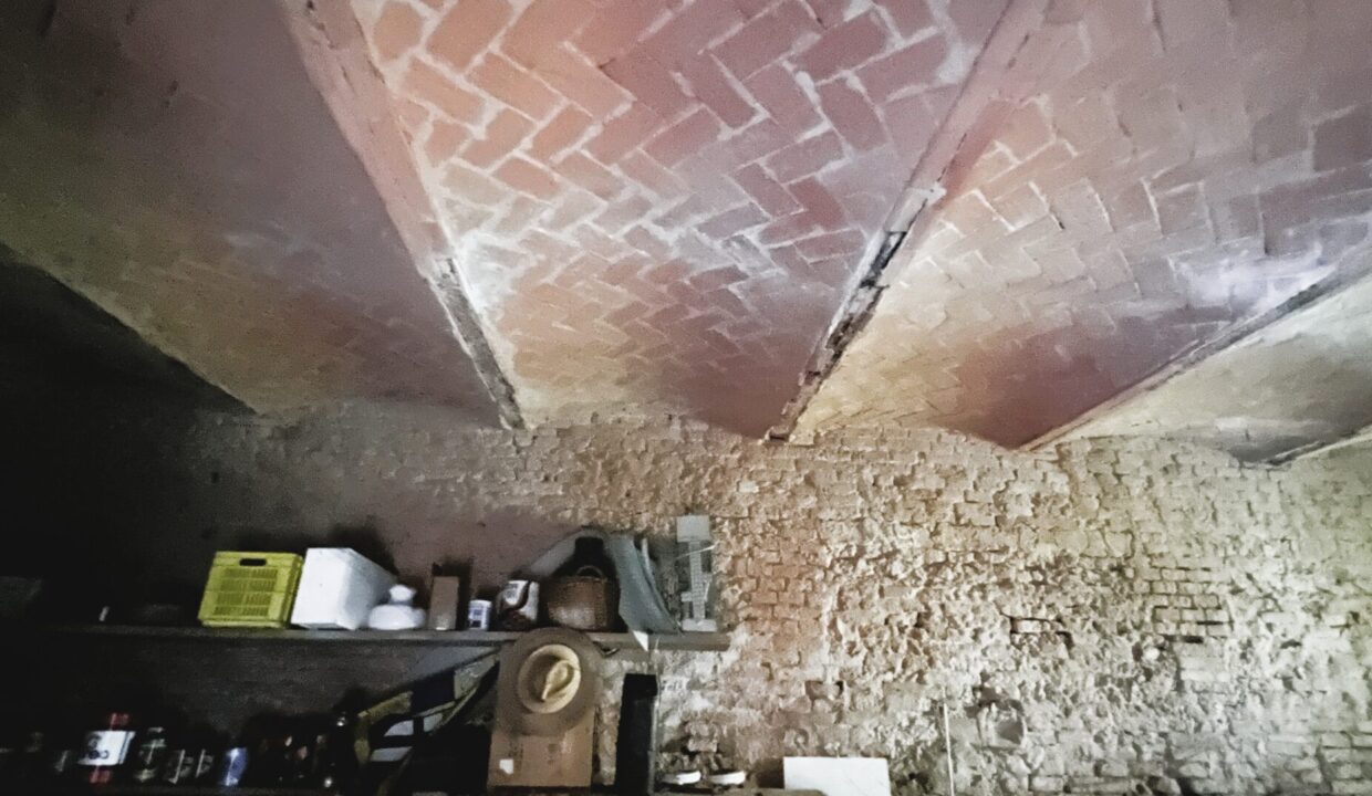 soffitto stalla casa indipendente con podere vicino a Colorno