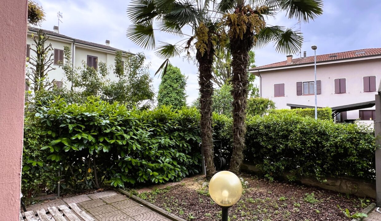 giardino casa a schiera Colorno