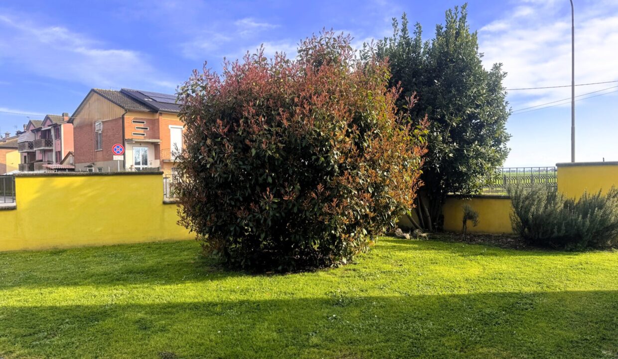 giardino bifamiliare Sissa campagna