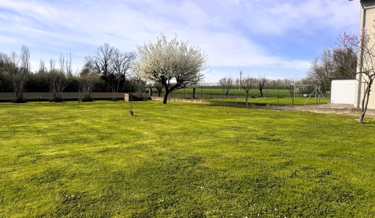 giardino bifamiliare Sissa campagna