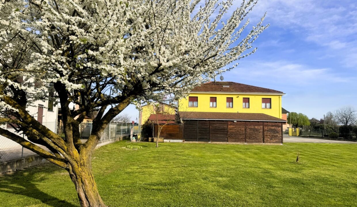 giardino bifamiliare Sissa campagna