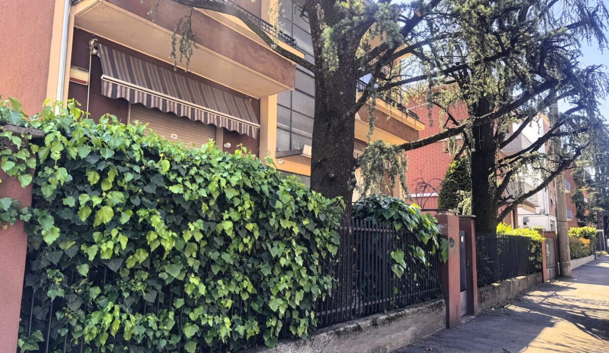 facciata appartamento in trifamiliare Parma zona Montanara