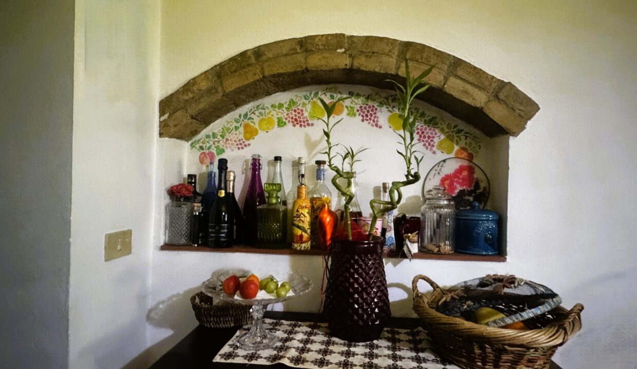 dettaglio casa ristrutturata con giardino Colorno campagna